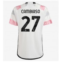 Fotbalové Dres Juventus Andrea Cambiaso #27 Venkovní 2023-24 Krátký Rukáv